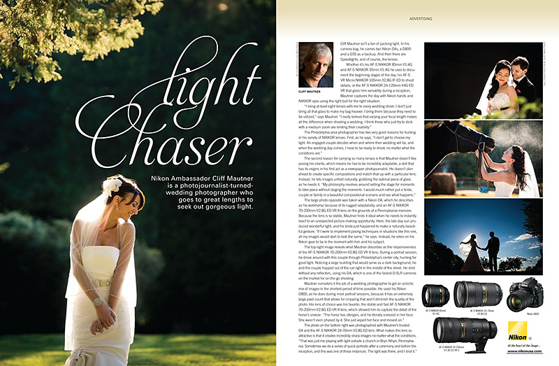 Appearance with Nikon for Rangefinder Magazine