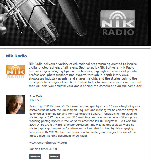 Nik Radio Interview