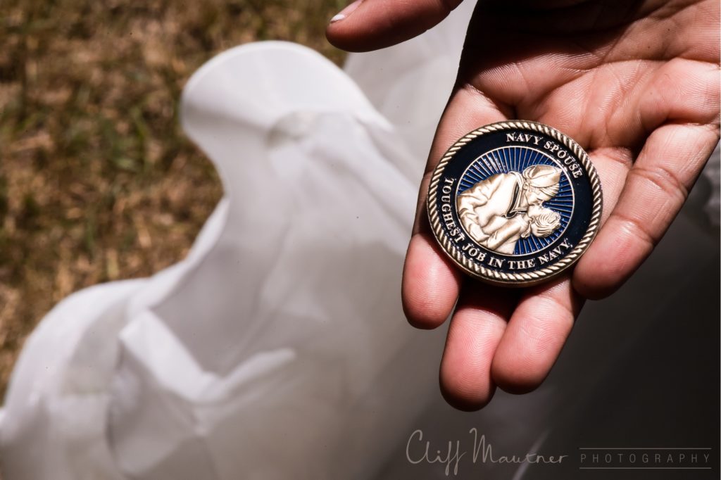 United States Navy Spouse medallion.